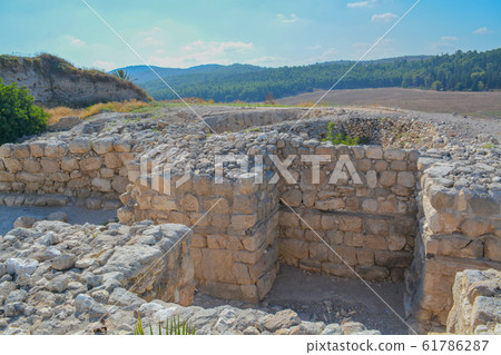 Roman ruins at Caesarea National Park in northern Sharon, Israel Roman ruins at Caesarea National Park in northern Sharon, Israel 61786287
