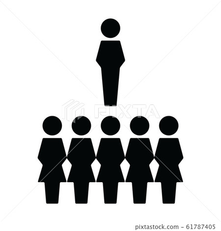 Social network icon vector male and female group 61787405