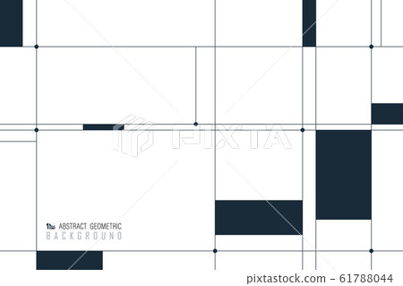 Abstract minimal blue line pattern design decorative background.  61788044