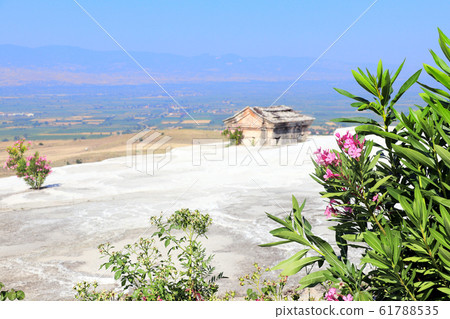 Stone sarcophagus in necropolis, Hierapolis, 61788535