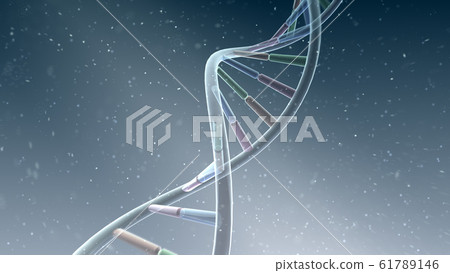 DNA gene chromosome double helix biomedical... - Stock Illustration ...