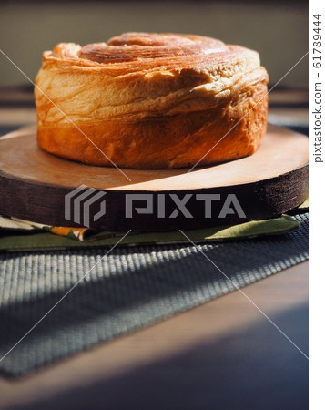 韓國新鮮麵包圓形糕點 韓國新鮮麵包圓形糕點 61789444