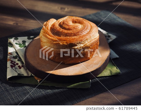 韓國新鮮麵包圓形糕點 61789445