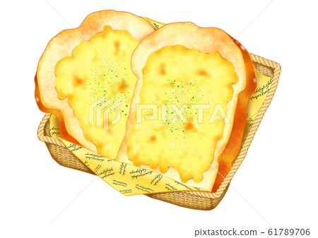 Cheese toast (with basket) 61789706