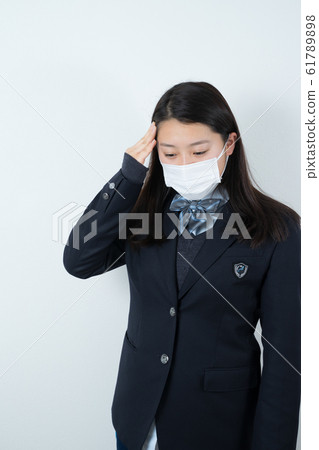 Schoolgirl uniform uniform mask 61789898