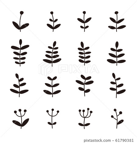 Flower grass northern Europe hand drawn icon Flower grass northern Europe hand drawn icon 61790381