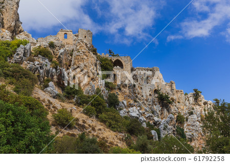 Historical Saint Hilarion Castle in Kyrenia region Historical Saint Hilarion Castle in Kyrenia region 61792258