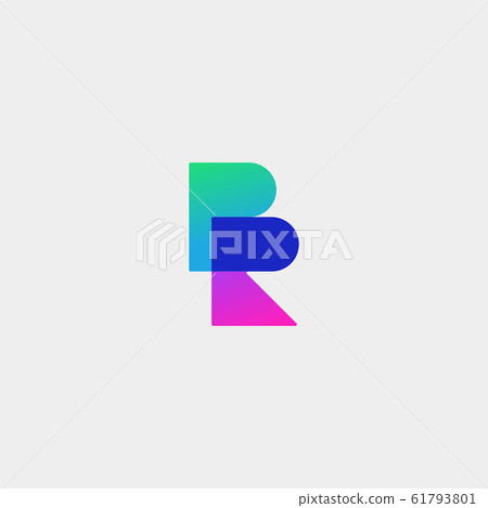 Letter BR RB R B Logo Design Simple Vector Letter BR RB R B Logo Design Simple Vector 61793801