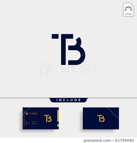 Letter TB BT T B Logo Design Simple Vector Letter TB BT T B Logo Design Simple Vector 61794040