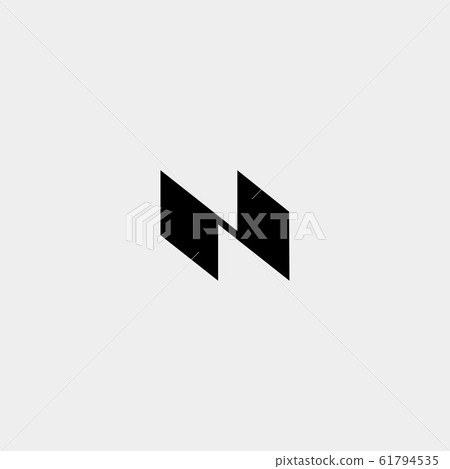 Letter N NN Z ZZ Monogram Logo Design Minimal Icon Letter N NN Z ZZ Monogram Logo Design Minimal Icon 61794535