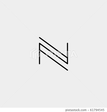 Letter N NN Z ZZ Monogram Logo Design Minimal Icon Letter N NN Z ZZ Monogram Logo Design Minimal Icon 61794545