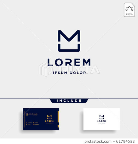 Letter MU M U UM Monogram Logo Design Minimal Icon Letter MU M U UM Monogram Logo Design Minimal Icon 61794588