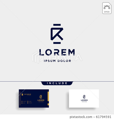 Letter R Monogram Logo Design Minimal Icon Letter R Monogram Logo Design Minimal Icon 61794591