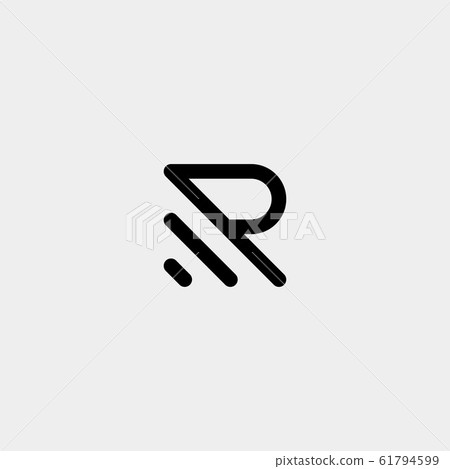 Letter R AR AP Monogram Logo Design Minimal Icon 61794599