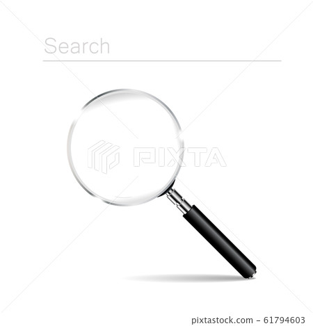 Magnifying glass realistic Magnifying glass realistic 61794603