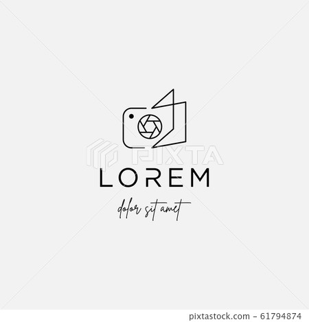 Camera Book Logo Template Vector Design Sign Camera Book Logo Template Vector Design Sign 61794874