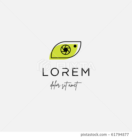Camera Shutter Leaf Logo Design Vector Icon Camera Shutter Leaf Logo Design Vector Icon 61794877