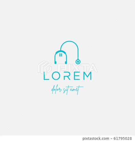 medical home logo vector design icon sign medical home logo vector design icon sign 61795028