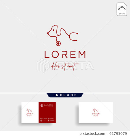 pet dog medical logo design vector signs pet dog medical logo design vector signs 61795079
