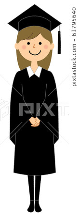 畢業典禮學術禮服禮服 61795640
