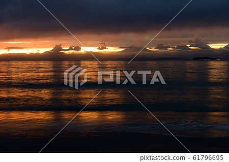 Hayama sunset Mount Fuji 61796695