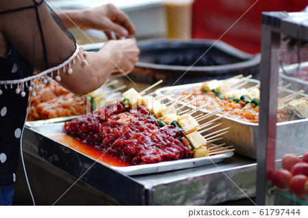 stall, food stall 61797444