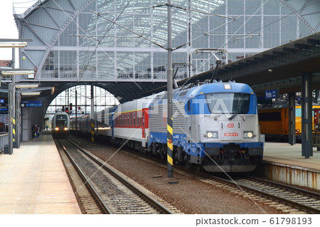 Prague Main Station International Train 61798193