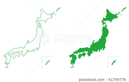Map of Japan  61799776