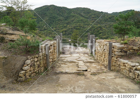 [Japan's Top 100 Castles] Kinojo North Gate Ruins 3 Soja City, Okayama Prefecture 61800057