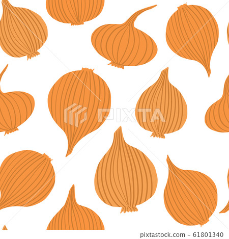 Onion and spices isolated on white background, top view. Wallpaper abstract  composition of vegetables. | Stock image | Colourbox