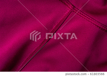 Close-up fragment of pink nylon garment 61803566