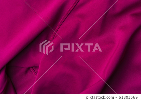 Close-up fragment of pink nylon garment Close-up fragment of pink nylon garment 61803569