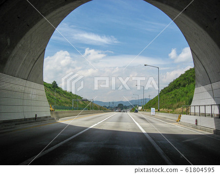 Scenery outside the tunnel Scenery outside the tunnel 61804595