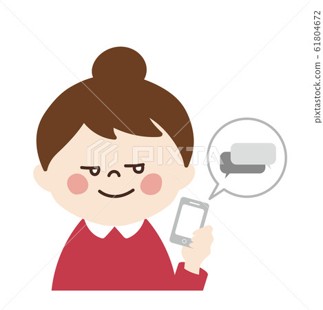 Little girl ② (smartphone message) Little girl ② (smartphone message) 61804672