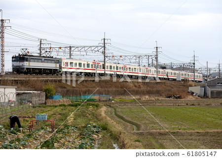 EF651138 Tobu Railway 70,000 Series A transport on the JR Kyoto Line 61805147