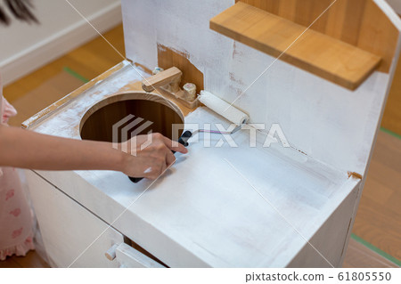 女人做DIY廚房 61805550