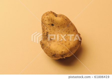 Ugly mutant odd organic big potato jagged on beige Ugly mutant odd organic big potato jagged on beige 61806419