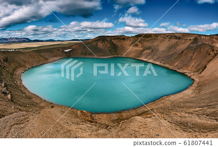 Volcano crater Viti 61807441