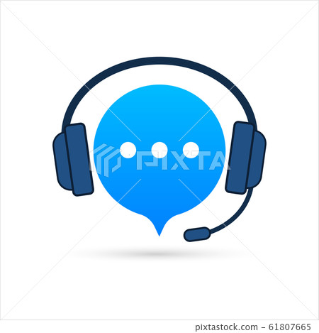 Online support service. Headphones with microphone Online support service. Headphones with microphone 61807665