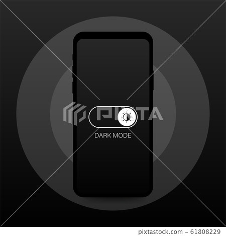 Vector On Off Switch. Dark and Light Mode Switcher 61808229