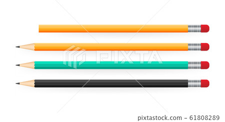 Pencil in a realistic style for various web sites. 61808289