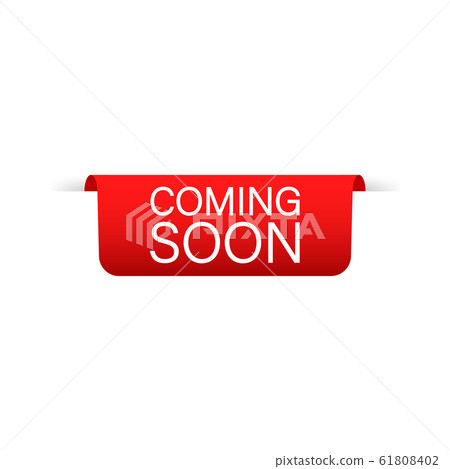 Red ribbon coming soon. Promotion banner coming 61808402