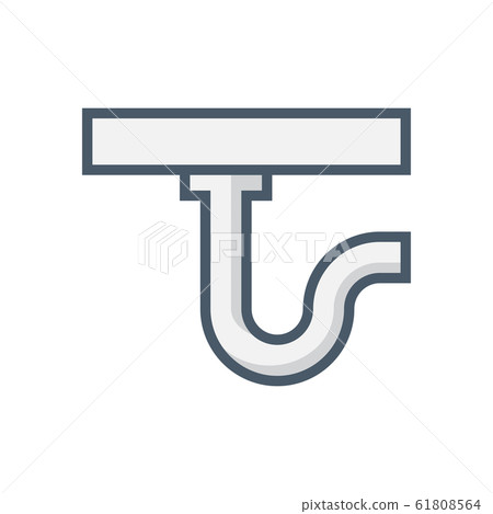 floor drainage icon 61808564