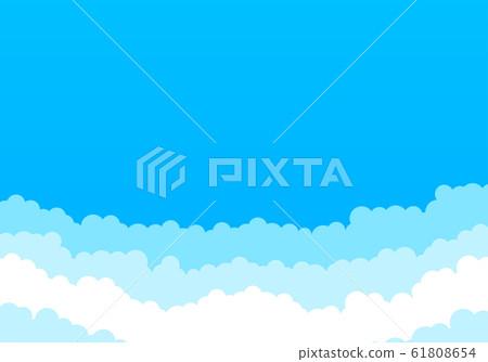 Sky and Clouds Background. Stylish design with a 61808654