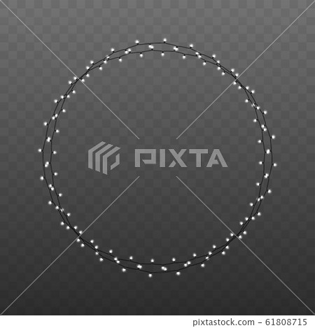Christmas lights. Glowing lights for Xmas Holiday Christmas lights. Glowing lights for Xmas Holiday 61808715