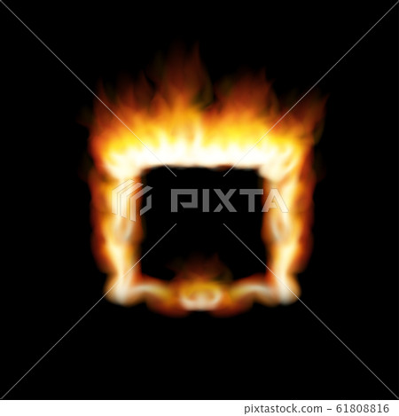 Versus screen with fire frames. Vector Versus screen with fire frames. Vector 61808816