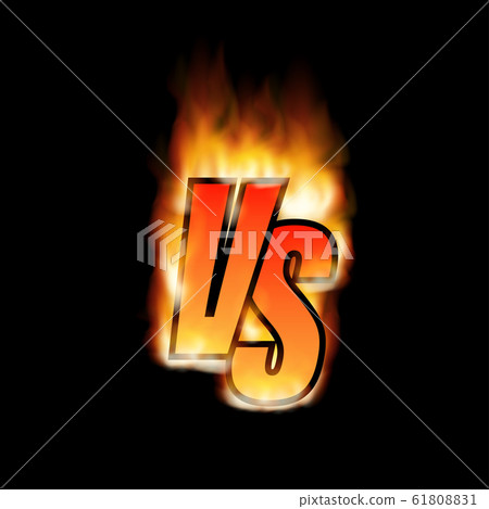 Versus logo for sports and fight competition. Versus logo for sports and fight competition. 61808831