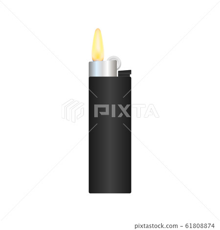 Realistic Template Blank White Lighter Empty Mock 61808874