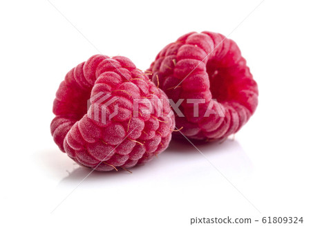 Raspberry in closeup Raspberry in closeup 61809324