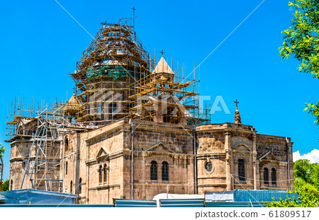 Mother Cathedral of Holy Etchmiadzin under restauration. Armenia 61809517
